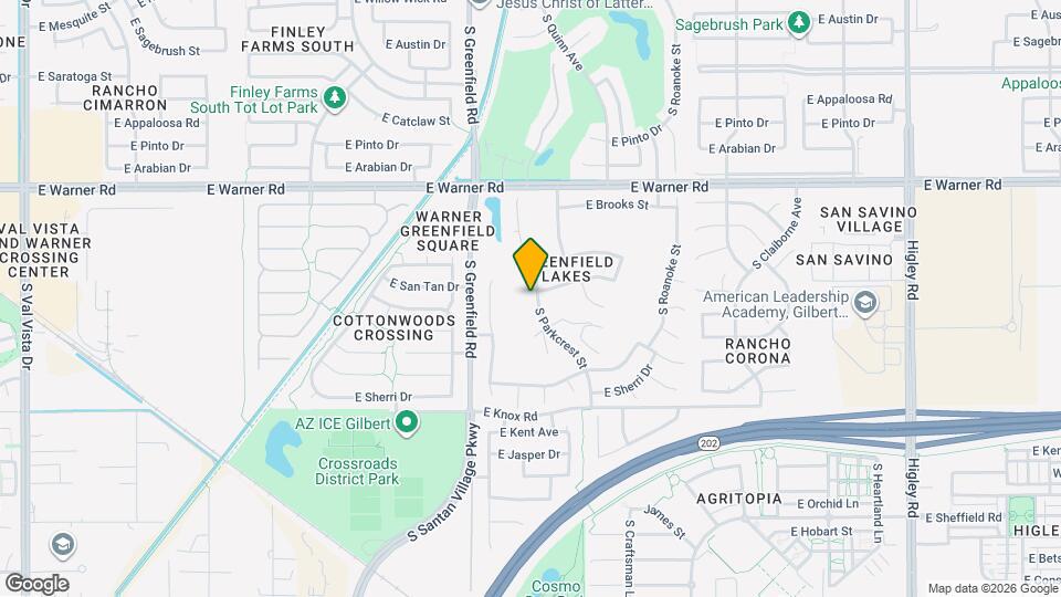 1004 S Parkcrest St Map and Location Details