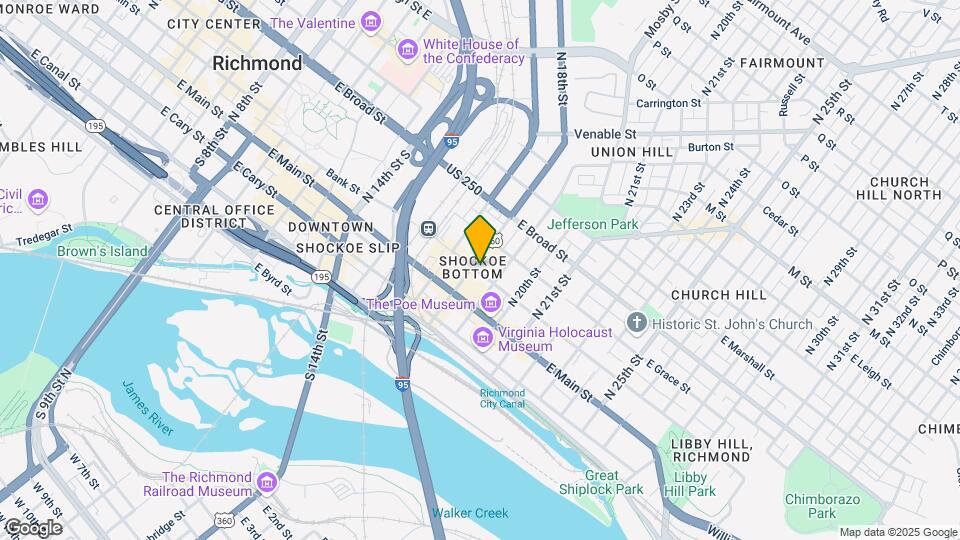 1816 E Franklin St Map and Location Details