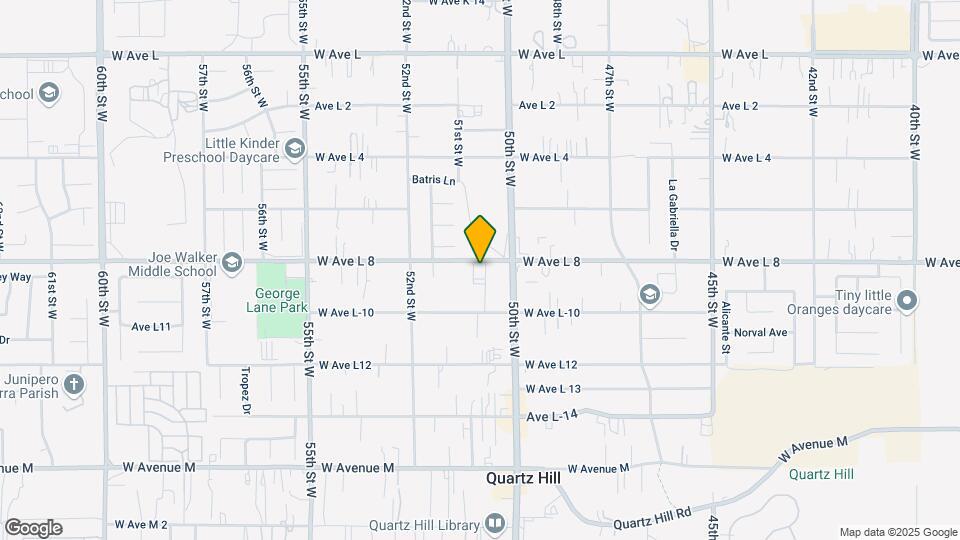 5036 W Ave L8 Map and Location Details