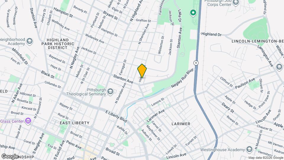 818 Heberton St Map and Location Details