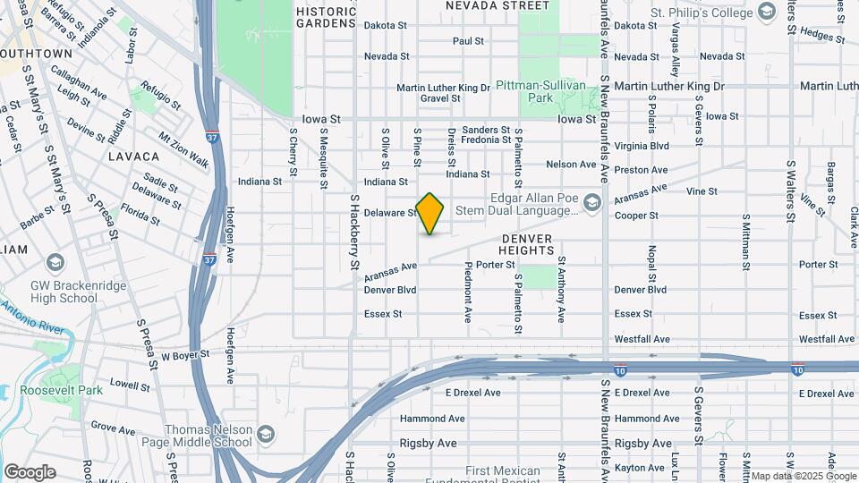 1214 Florida St Map and Location Details