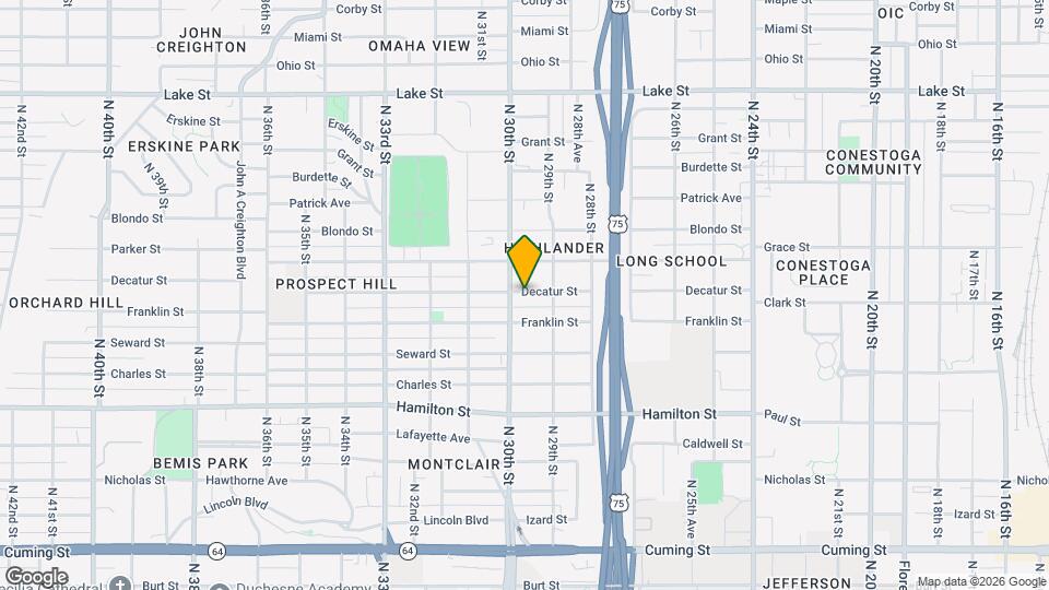 2929 Decatur St Mapa y Detalles de la Ubicación