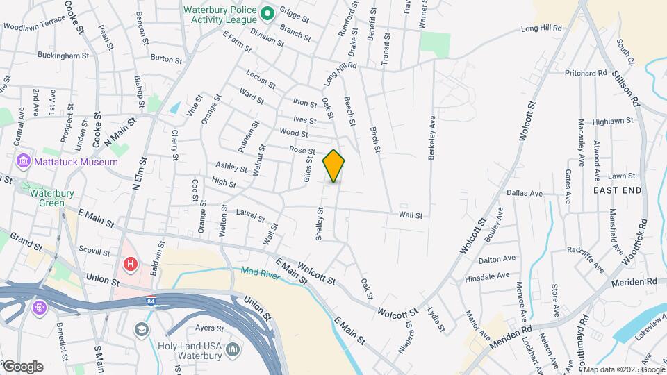 166 Oak St Map and Location Details