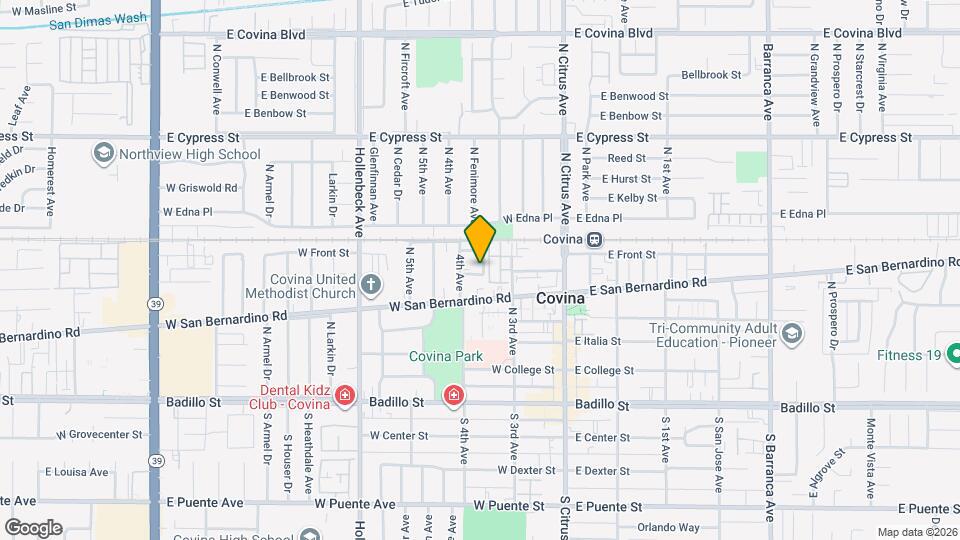 249 W Hampton Ct Mapa y Detalles de la Ubicación