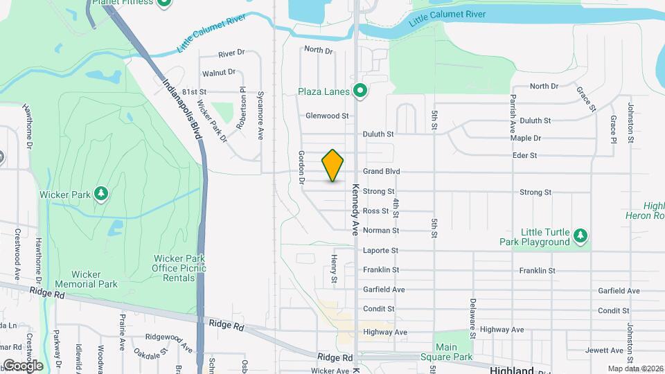 2719 Strong St Map and Location Details