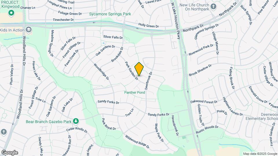 3119 Park Garden Dr Map and Location Details