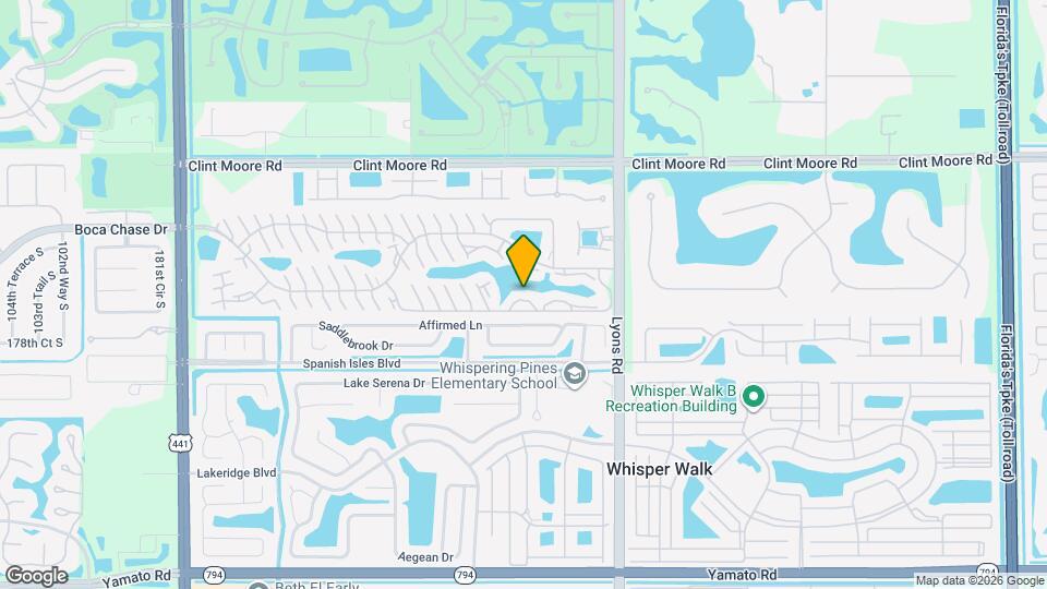 9203 Boca Gardens Cir S Map and Location Details