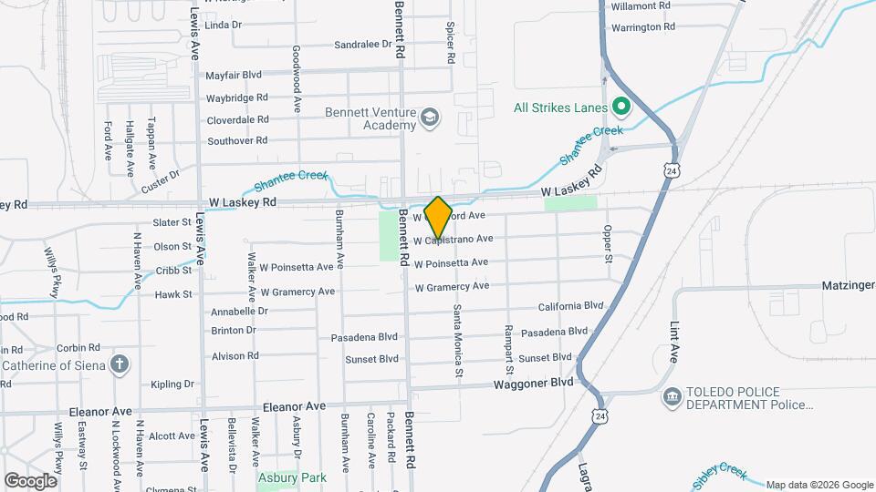 423 W Capistrano Ave Map and Location Details