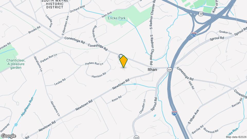 538 Conestoga Rd Map and Location Details