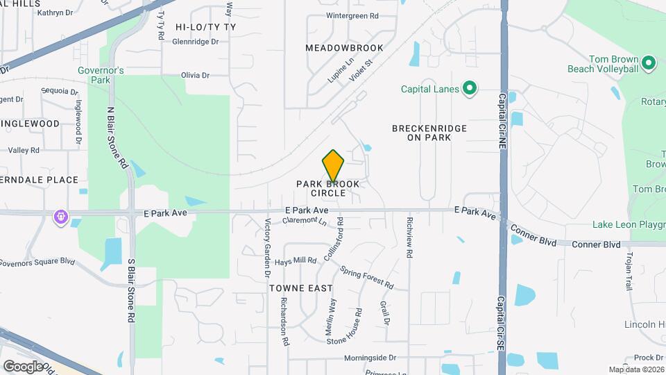 211 Parkbrook Cir Mapa y Detalles de la Ubicación
