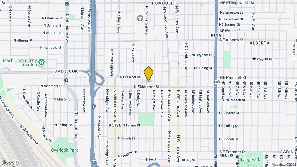 4314-4316 N Commercial Ave-Unit -4314 Upper Map and Location Details