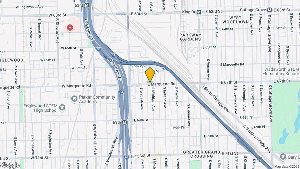 6669 S Michigan Ave Map and Location Details