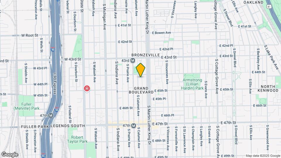 4417 S Calumet Ave Map and Location Details