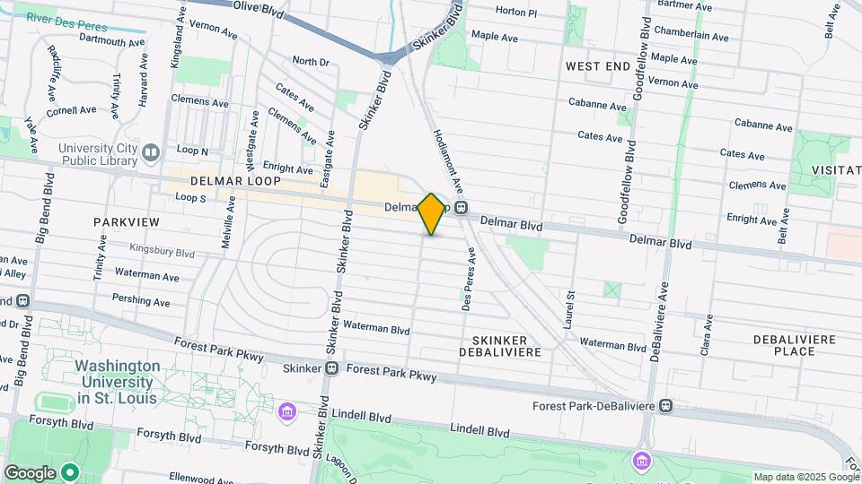 6044 Washington Blvd, Unit 1W Map and Location Details
