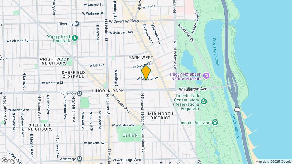 557 W Arlington Pl, Unit 5 Map and Location Details
