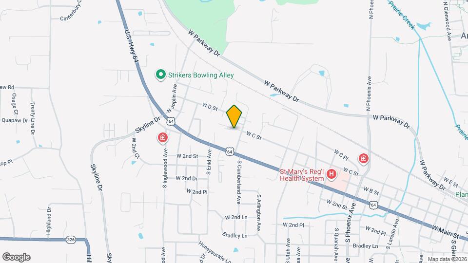 2635-2635 W C St Map and Location Details