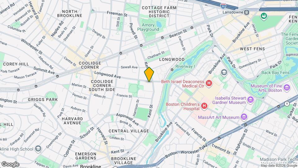 165 Longwood Ave Map and Location Details