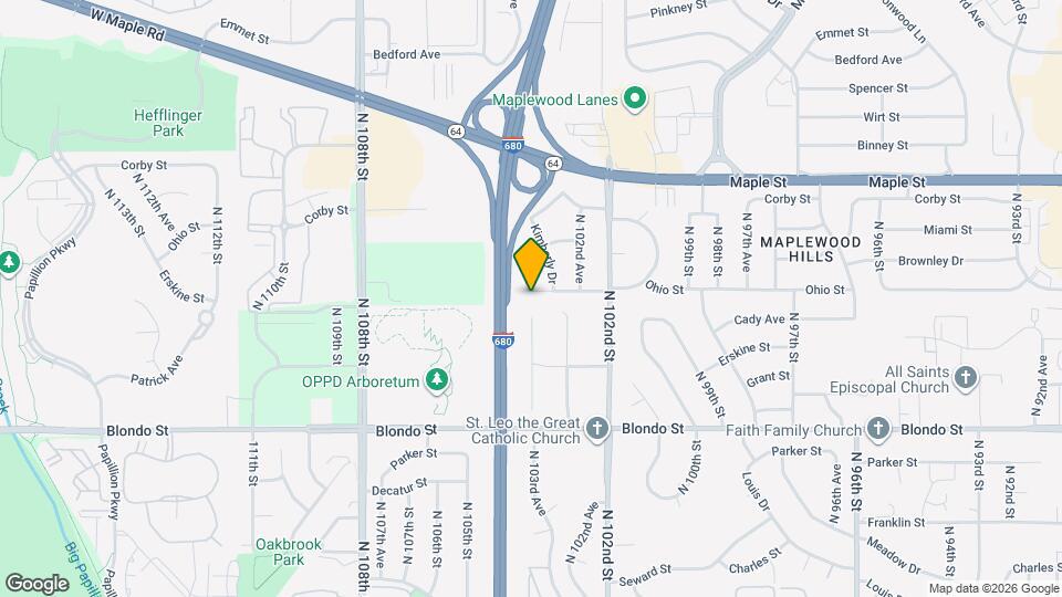 10325 Ohio Plz Map and Location Details