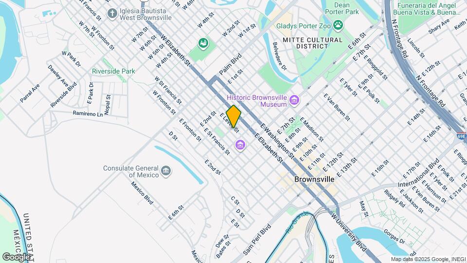 414 E Levee St Mapa y Detalles de la Ubicación