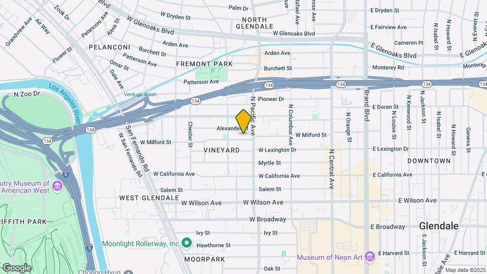 517 Milford St Map and Location Details