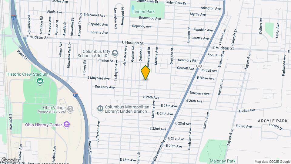 2147 Homestead Dr Map and Location Details