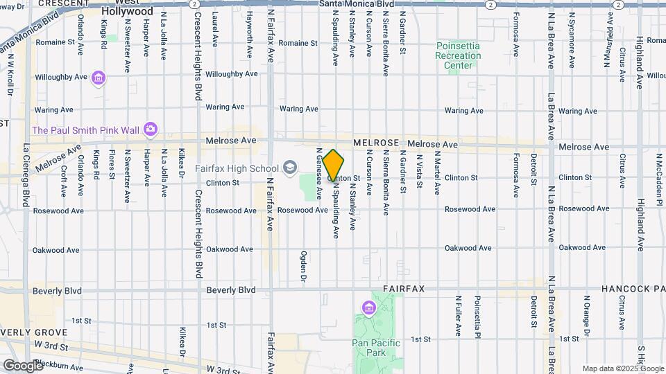 539 N Spaulding Ave Map and Location Details