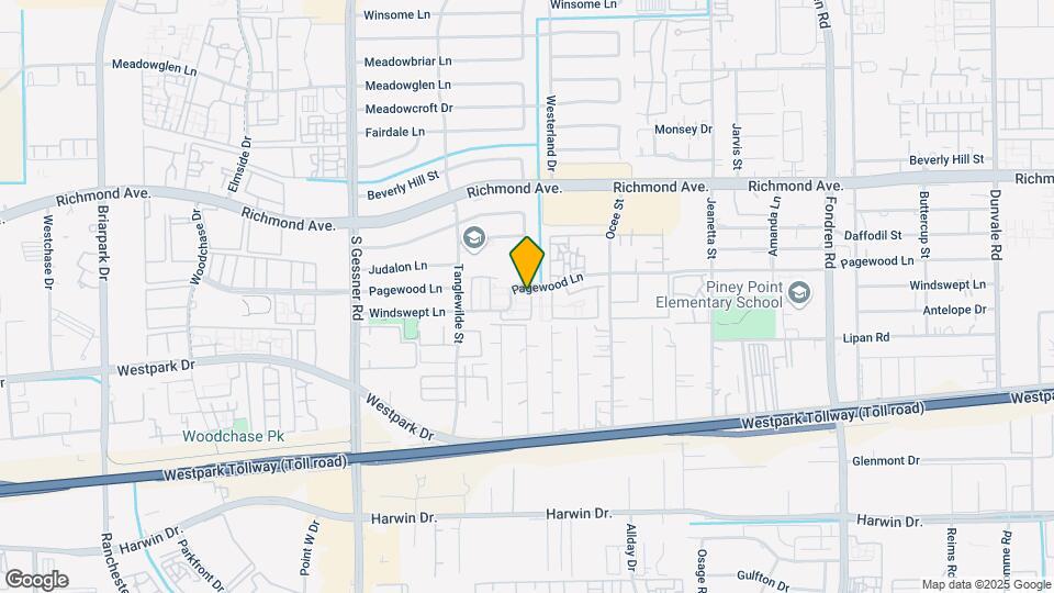 9523 Pagewood Ln Map and Location Details