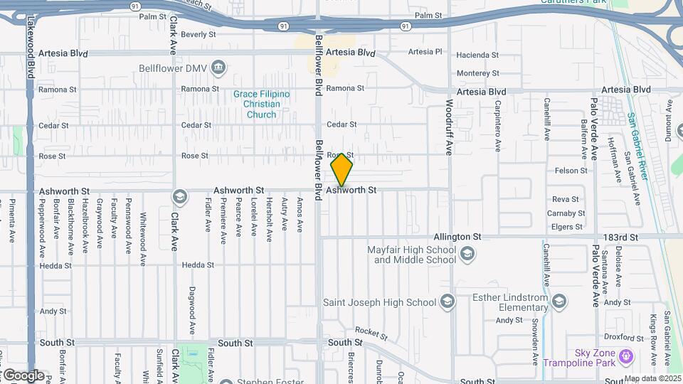 6178 Adenmoor Ave Map and Location Details