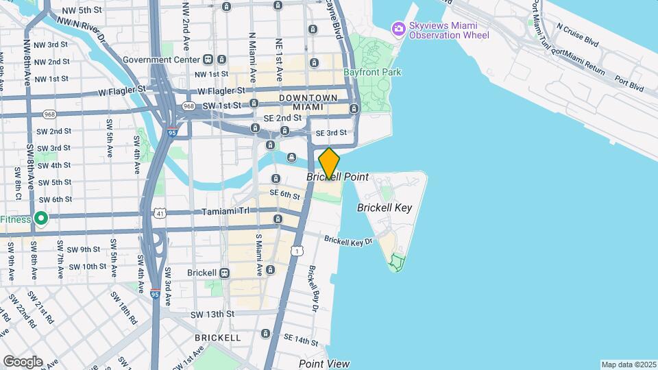 475 Brickell Ave, Unit 315 Map and Location Details