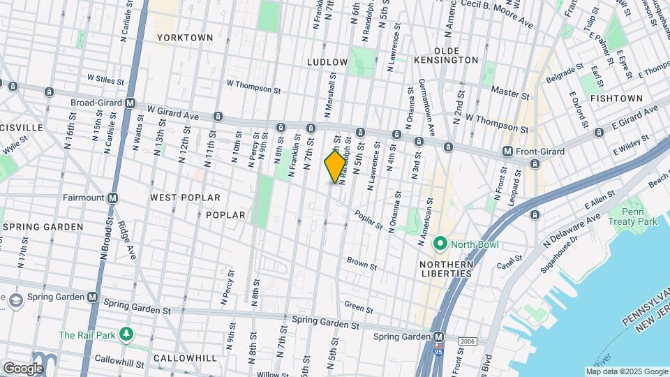 915 N 6th St Map and Location Details