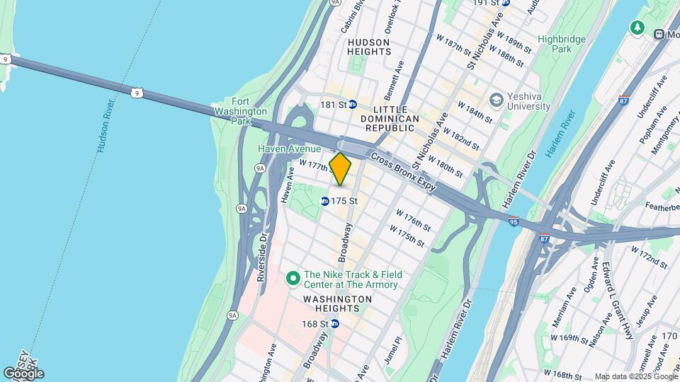 712 W 176th St Mapa y Detalles de la Ubicación
