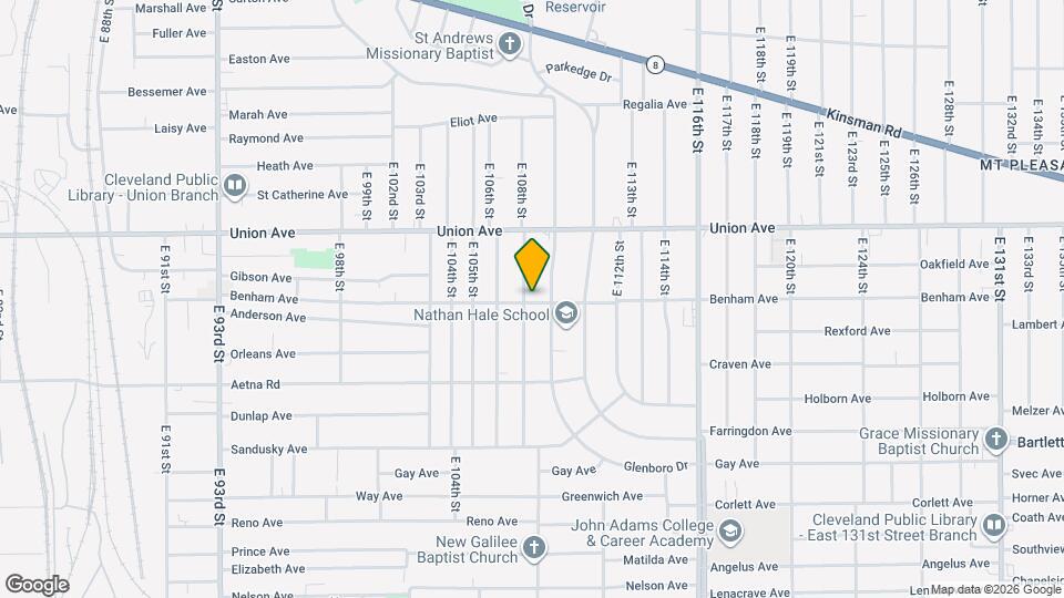 3571 E 108th St Mapa y Detalles de la Ubicación