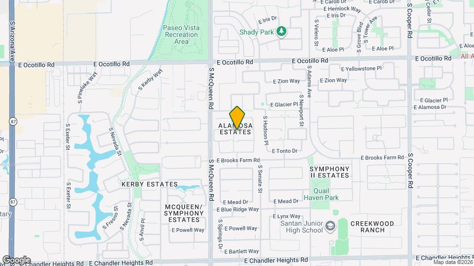 1123 E Coconino Dr Map and Location Details