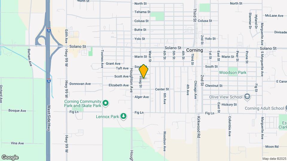 1592 Kaufman Ave Map and Location Details
