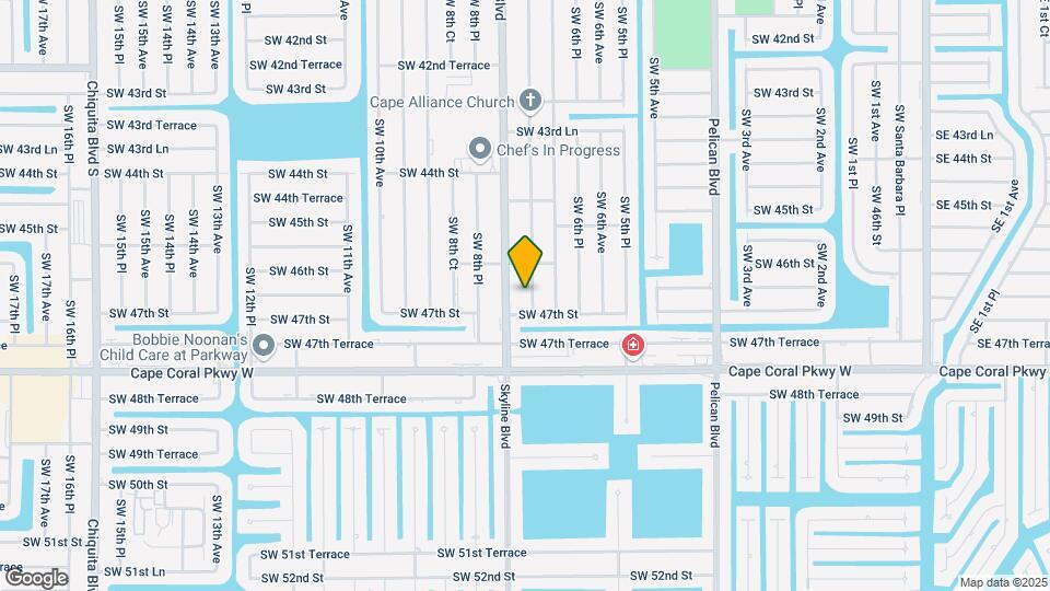 4620 SW 7th Pl Map and Location Details