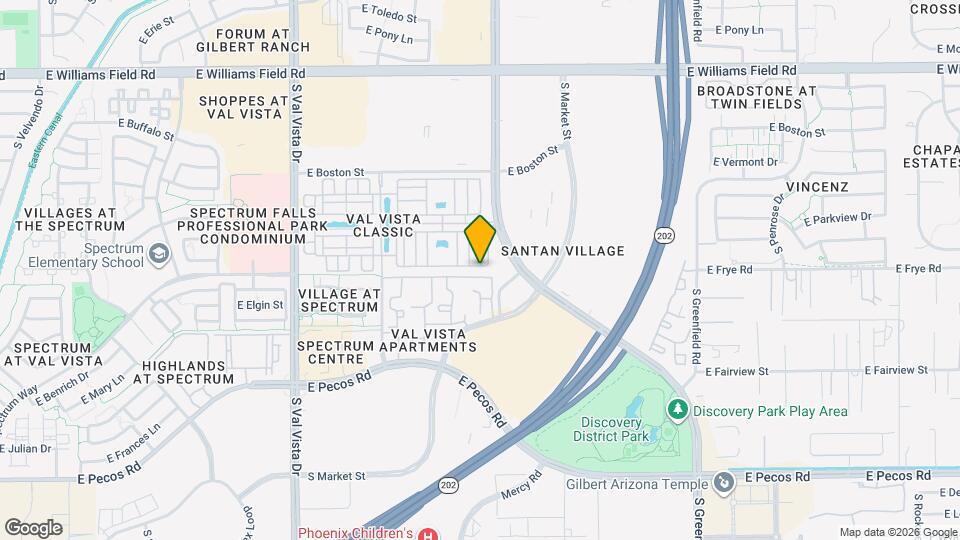 1967 E Frye Rd Map and Location Details