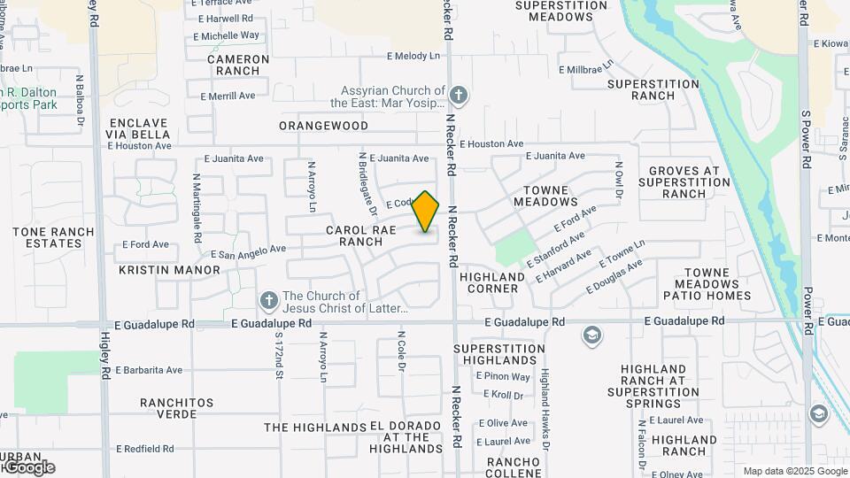 3940 E San Remo Ave Map and Location Details