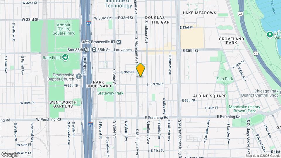3657 S Michigan Ave Map and Location Details