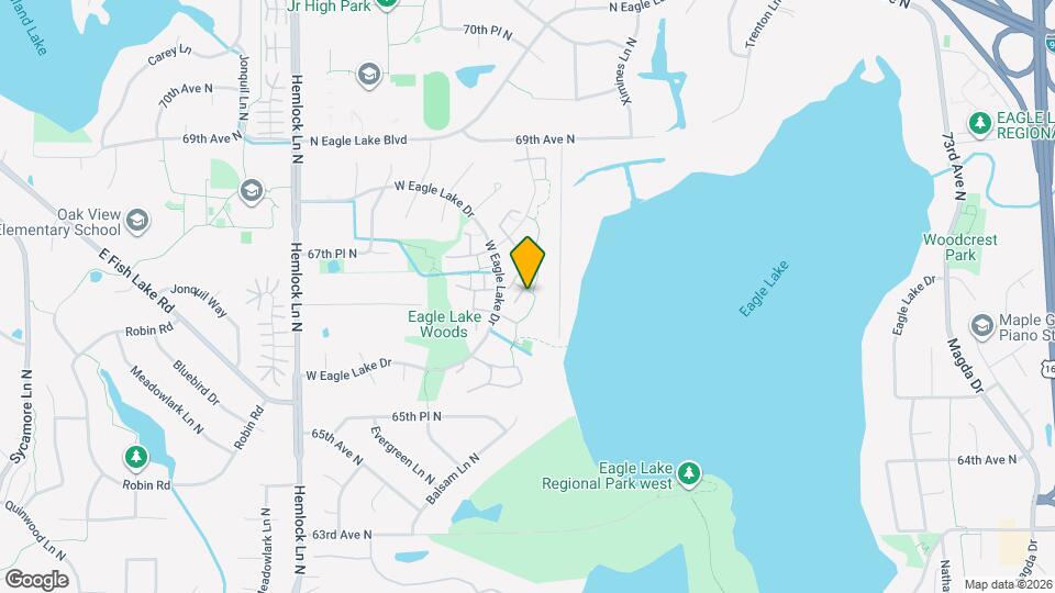 240 W Eagle Lake Dr Mapa y Detalles de la Ubicación