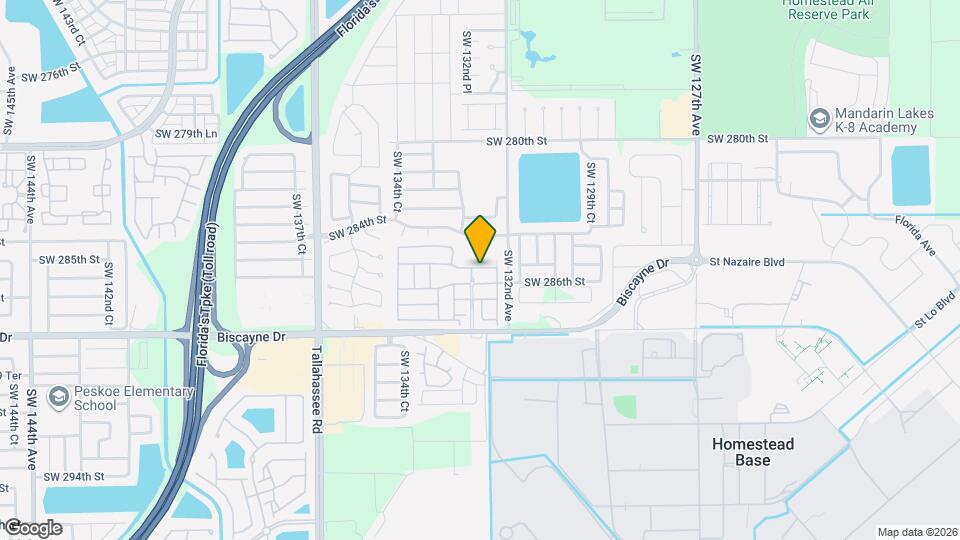 13262 SW 285th St Map and Location Details