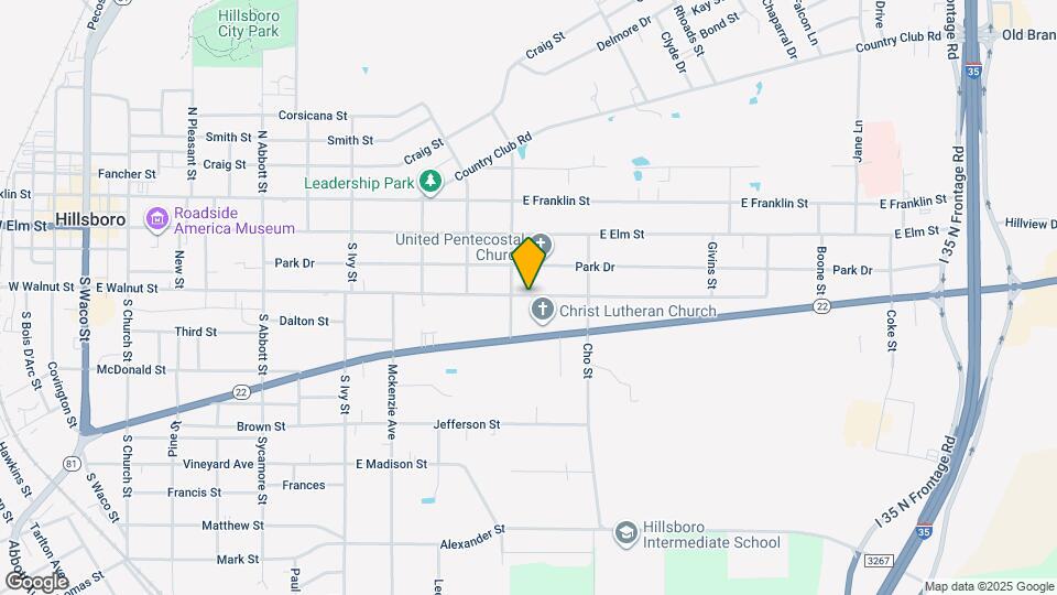 906 E Walnut St Map and Location Details