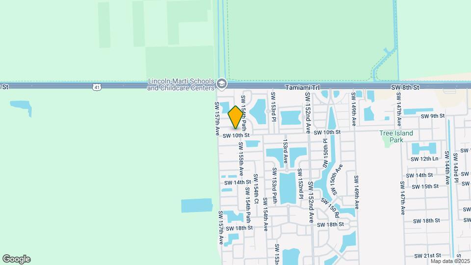 15535 SW 10th St Map and Location Details