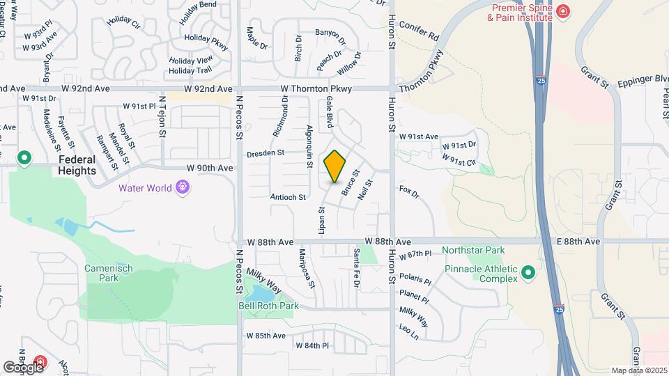8876 Lipan St Map and Location Details