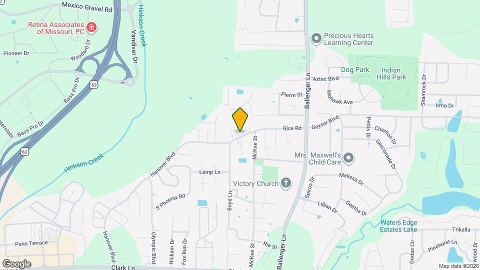 4411 Rice Rd Map and Location Details