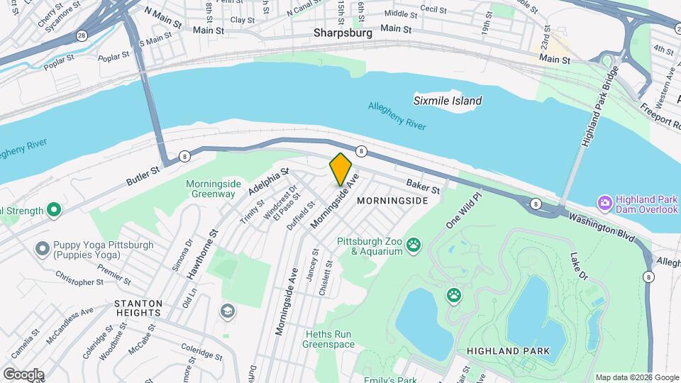 1831 Morningside Ave Map and Location Details