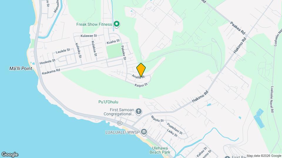 87-1043-1043 Anaha St Map and Location Details