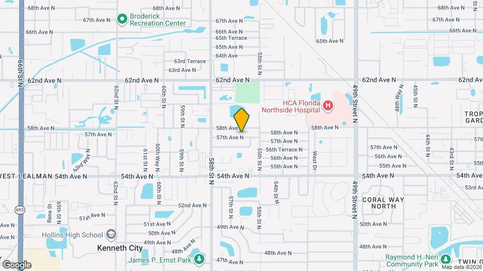 5613 57th Ave N Map and Location Details