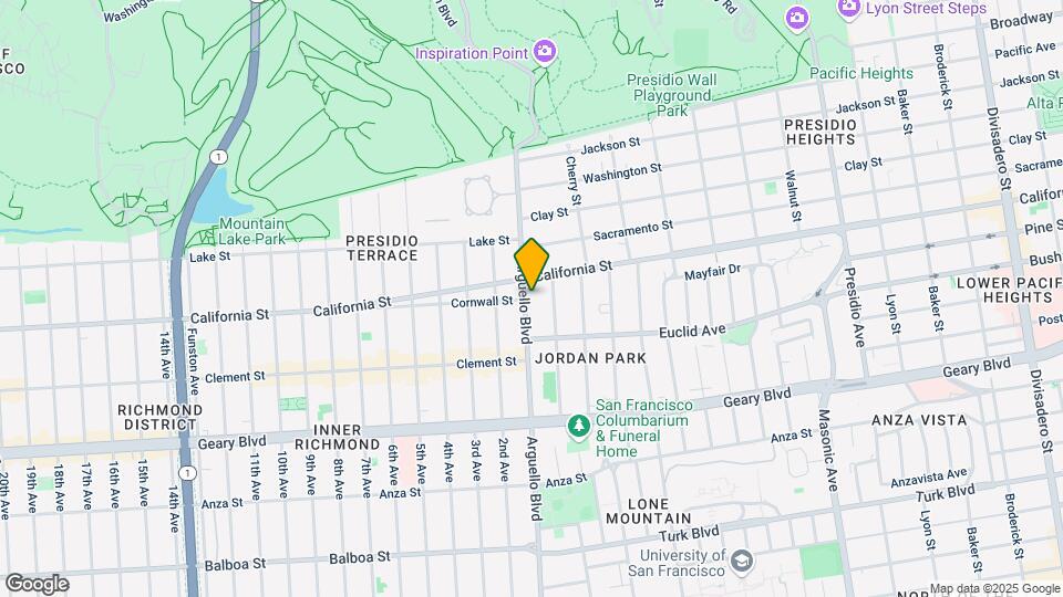 324 Arguello Blvd Map and Location Details