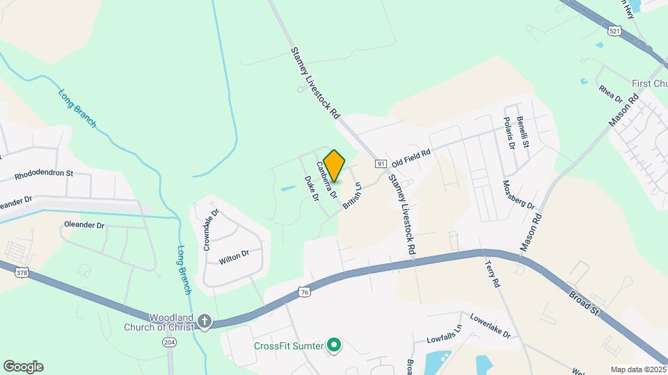 1755 Canberra Dr Map and Location Details