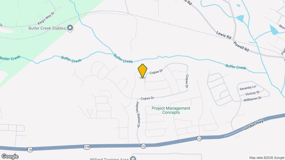 7105 Summerton Dr Map and Location Details